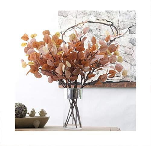HANRUO Artificial Eucalyptus Leaves Twigs for Decor