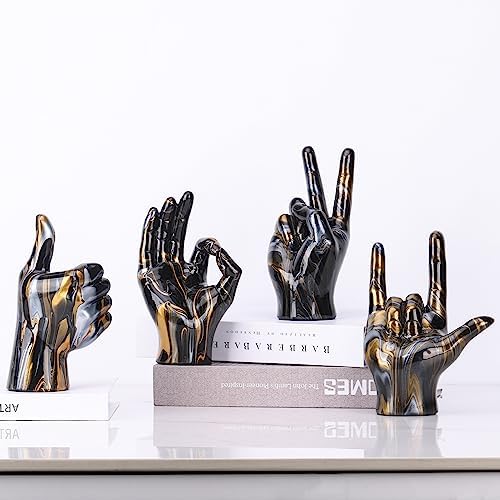 LCCCK I Love You Hand Sign Rock and Roll Statue