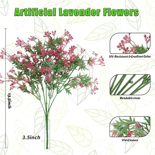 JIFTOK 24Pcs Artificial Fall Flowers for Home Decor