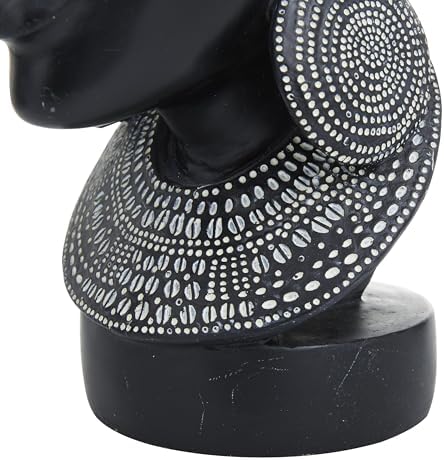 Deco 79 Polystone African Woman Statue Set of 2