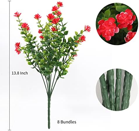 RECUTMS 12 Bundles Artificial Faux Lotus Flowers