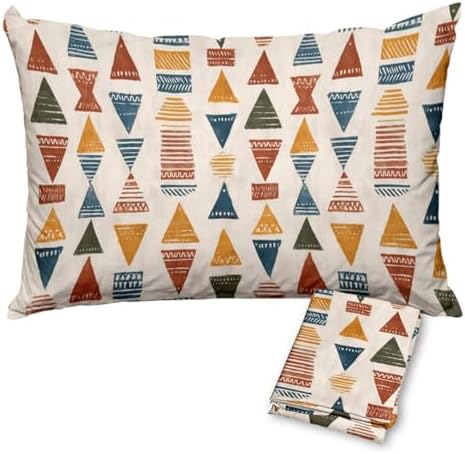 Boho Aztec Pillow Protectors Set of 2 with Zipper