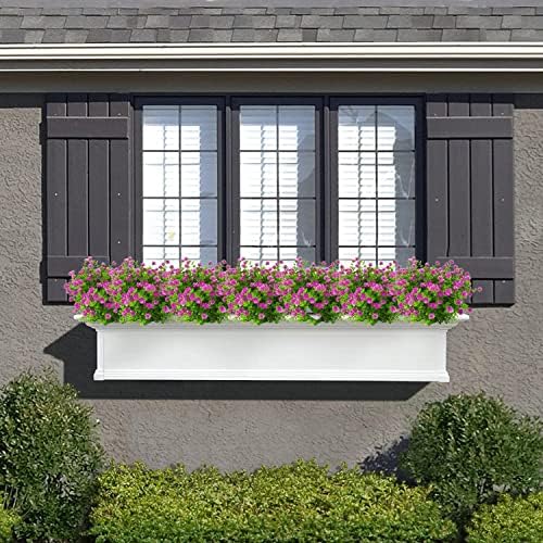 HDZWBNFY Artificial Flowers 12 Bunches UV Resistant 1