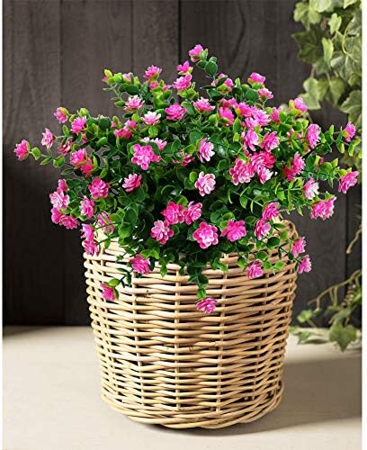 YOSICHY Artificial Flowers 6 Bundles Pink