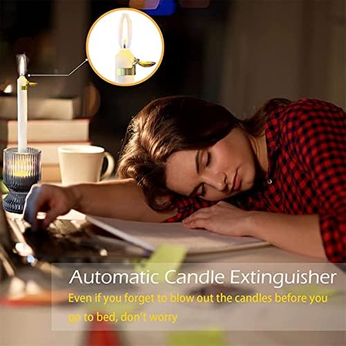 Horoper Candle Snuffer Clip On Kit 4 Pcs Gold