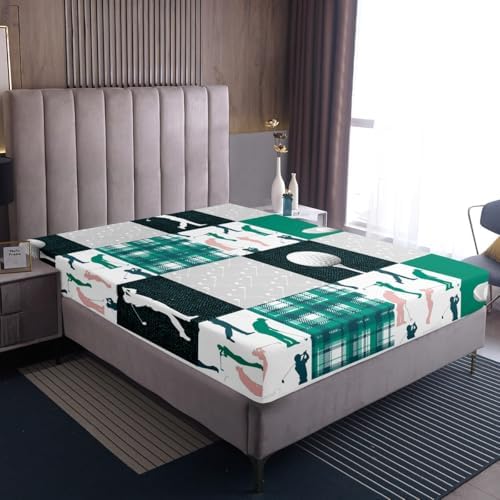 Castle Fairy Golf Themed Microfiber Sheet Set