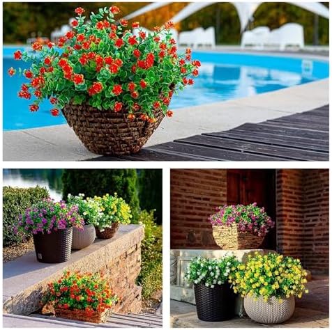 WHYLE Artificial White Flower for Home Decor 1