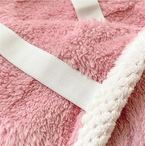 Double Sided Velvet Pillowcase Cover with Straps Non-Slip and Breathable