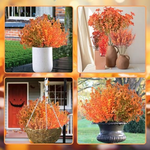 iHeartYard 12 Bundles Artificial Fall Flowers Decor