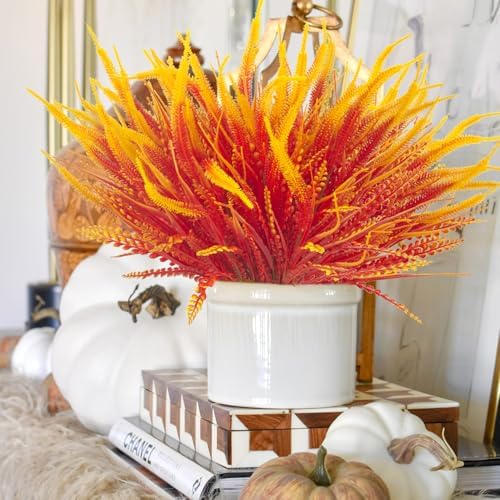10 Bundles Fall Flowers for Outdoor Decor