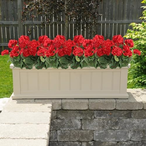 Dremisland 3 Pack Artificial Geranium Flowers