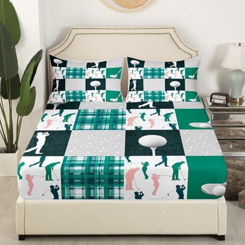 Castle Fairy Golf Themed Microfiber Sheet Set