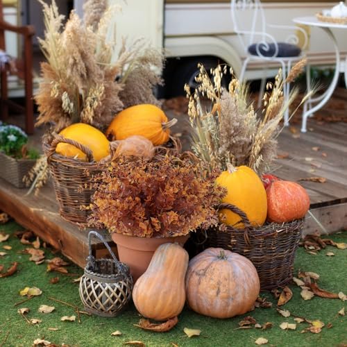 12Pcs Artificial Faux Flowers for Home Outdoor Decoration
