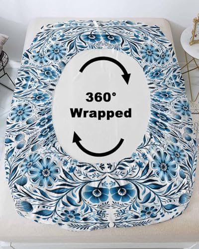 Chees D Zone Queen Fitted Sheet with Deep Pocket and 2 Pillowcases