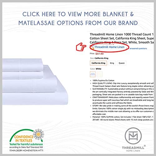 Threadmill King Size Pillow Cases Set of 2 1