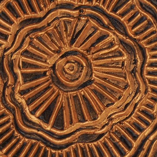 Deco 79 Brown Resin Tribal Sculpture with Black Stand