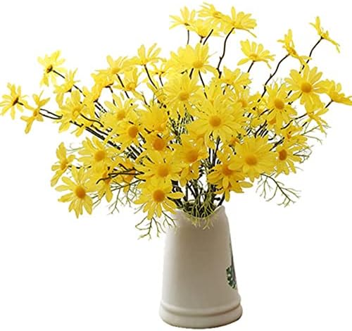 OUKEYI Artificial Daisy Flowers 12 Bundles for Home Decoration