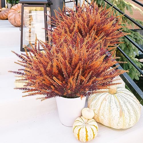 Krissing 40 Pcs Artificial Fall Flowers UV Resistant 1