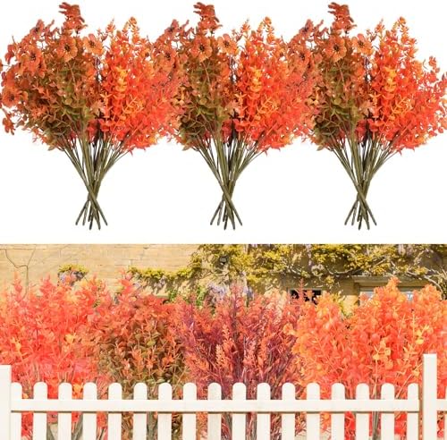 iHeartYard 12 Bundles Artificial Fall Flowers Decor