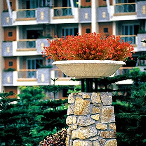 JOYGAR 24 Bundles Fake Boxwood Shrubs for Home Garden