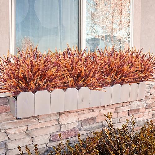 Krissing 40 Pcs Artificial Fall Flowers UV Resistant 1