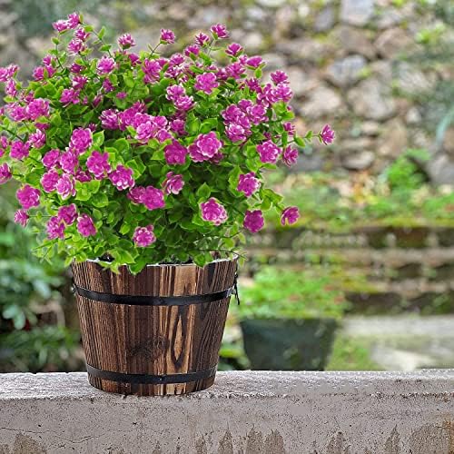 HDZWBNFY Artificial Flowers 12 Bunches UV Resistant 1