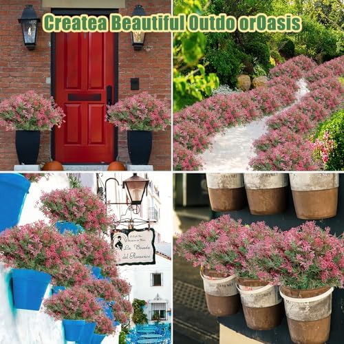 JIFTOK 24Pcs Artificial Fall Flowers for Home Decor
