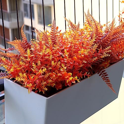 18PCS Artificial Fall Flowers for Garden and Home Decor