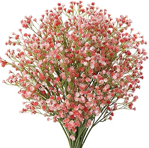 DILATATA 23 Inch Pink Artificial Babys Breath Flowers