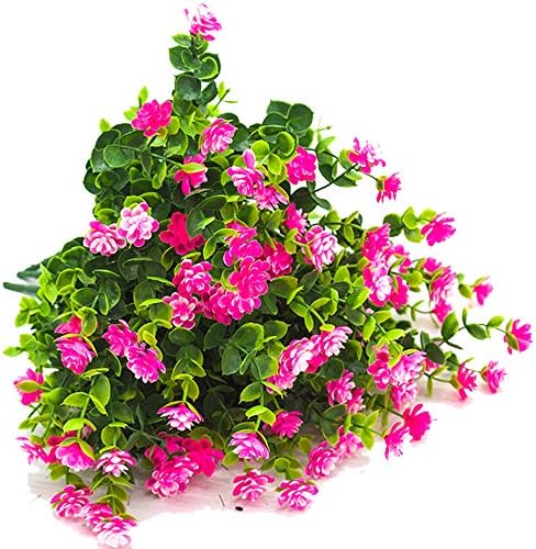 Grunyia Artificial Flowers Fake Outdoor Pink Decor