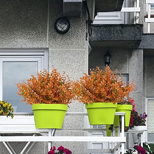 URSTOUD 24PCS Artificial Eucalyptus Plants UV Resistant