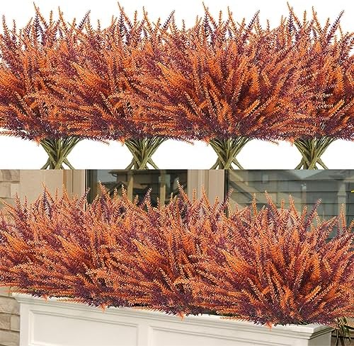 Krissing 40 Pcs Artificial Fall Flowers UV Resistant 1