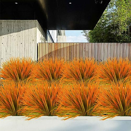 Krissing 40Pcs Artificial Fall Flowers Outdoor