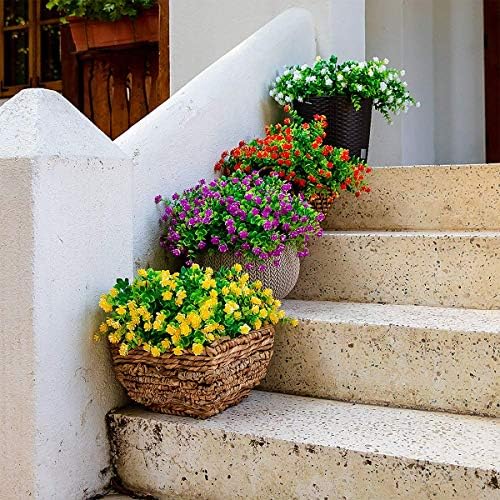 DRT DERUITAI Artificial Flowers Outdoor Decor Bundle