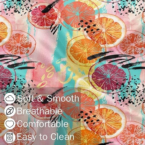 Aglebo Orange Satin Body Pillowcase Cover