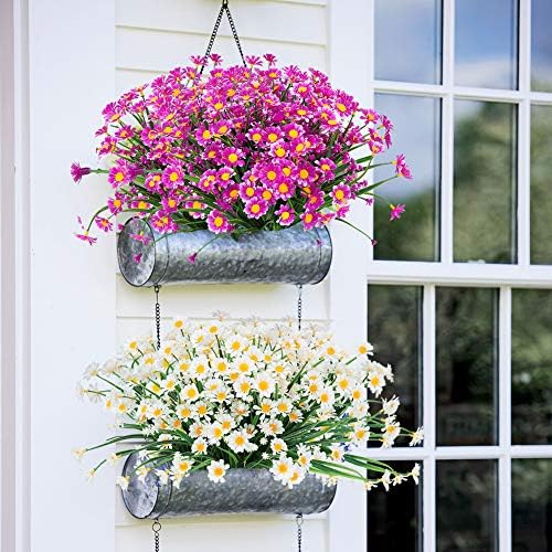ArtBloom 6 Bundles Artificial Daisies Fuchsia 1