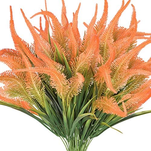 BOUGUI 6 Bunches UV Resistant Artificial Flowers