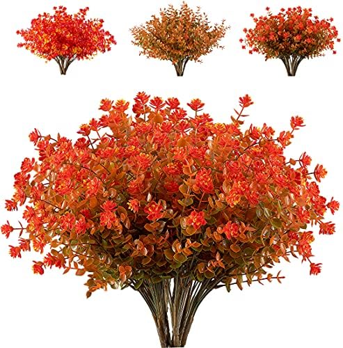 JOYGAR 24 Bundles Fake Boxwood Shrubs for Home Garden