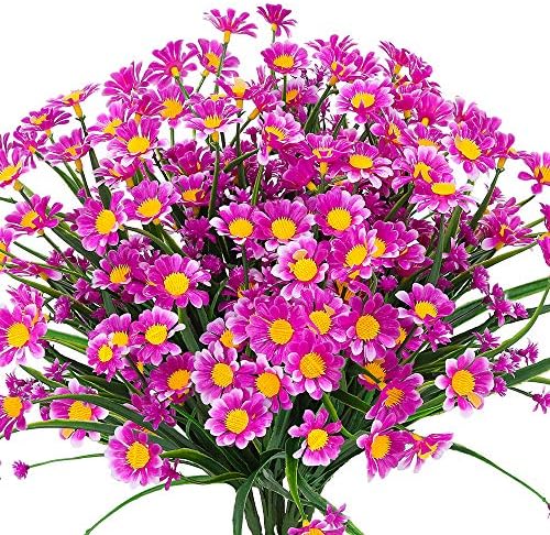 ArtBloom 6 Bundles Artificial Daisies Fuchsia 1
