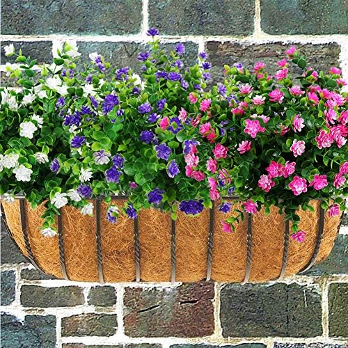 YOSICHY Artificial Flowers 6 Bundles Pink